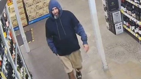 Coffs/Clarence Police District officers have released photos of a man they believe can assist with their inquiries after the alleged robbery of a Park Ave shop on July 5, 2023.