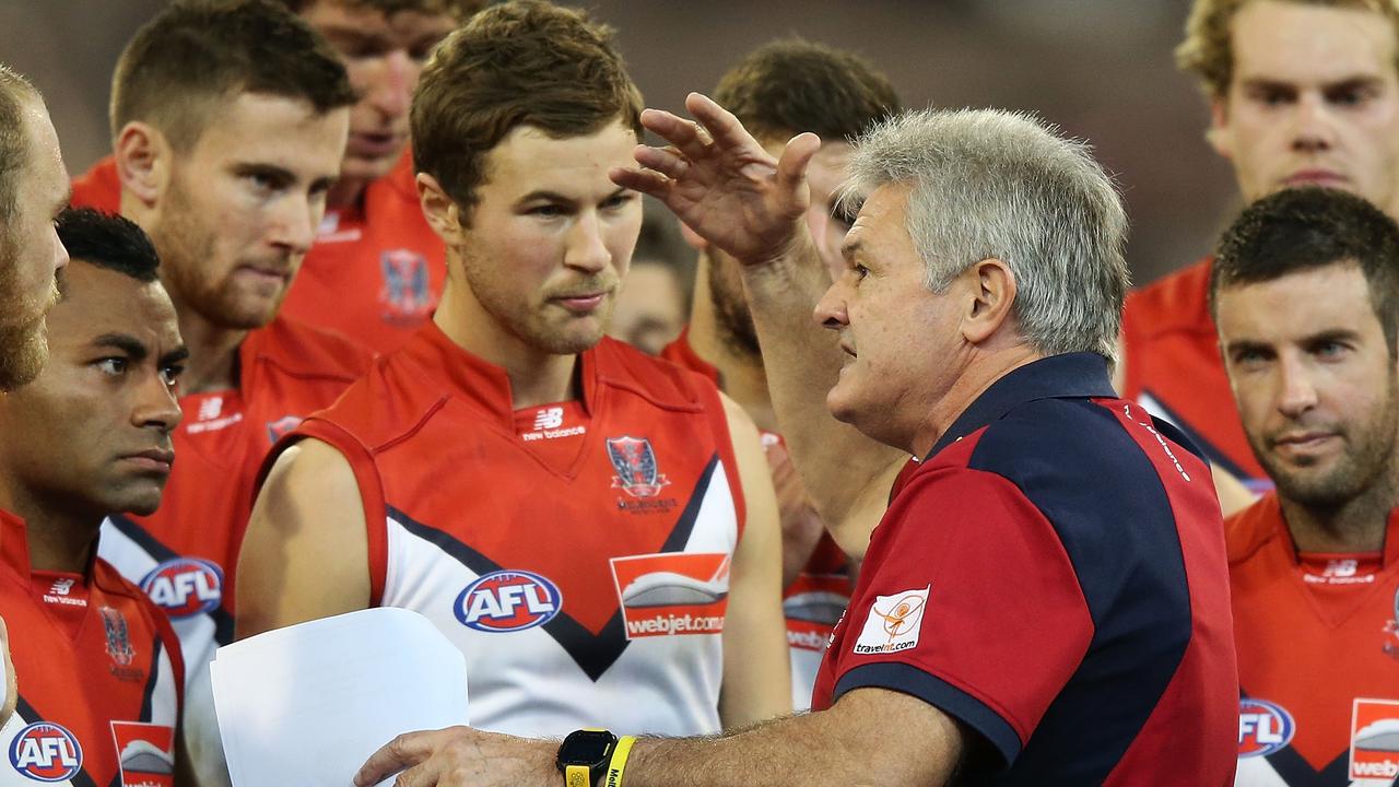 Neil Craig took over as caretaker coach at Melbourne in 2013. Picture: Getty Images