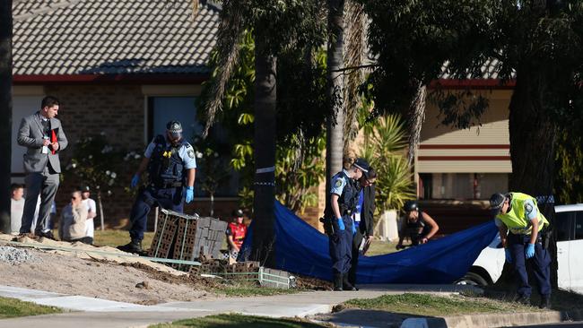 Camilleri rang police before allegedly carrying her mother’s head down the road. Picture: David Swift.