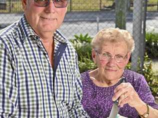 GOING STRONG: Graham and Marie McAully celebrate McAully Smash Repair's 60 years in business. Picture: Cordell Richardson