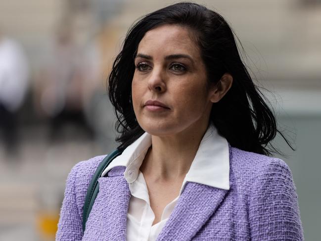 MELBOURNE, AUSTRALIA - NewsWire Photos - 4 OCTOBER 2024: Independent MP Moira Deeming arrives at the Federal Court of Australia. Picture: NewsWire / Diego Fedele