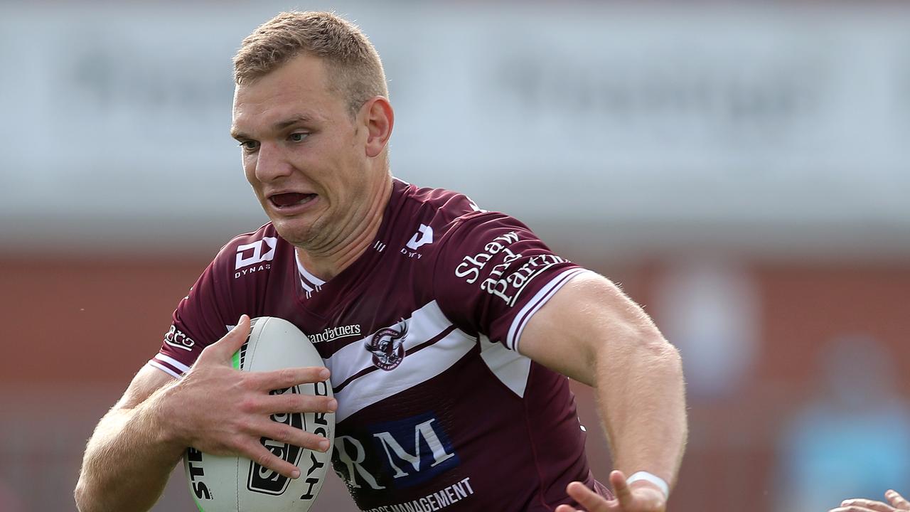 Tom Trbojevic and the Sea Eagles open their season against the Roosters.
