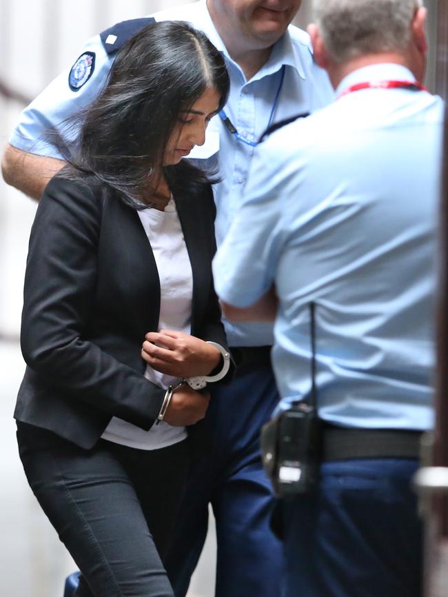 Sofia Sam arrives at the Supreme Court in Melbourne. Picture: David Crosling