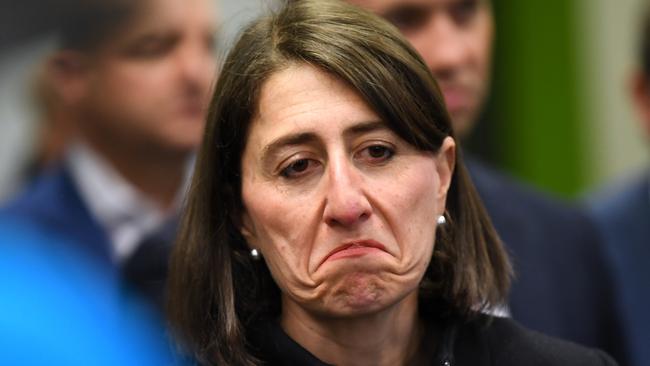 Holding firm: Premier Gladys Berejiklian