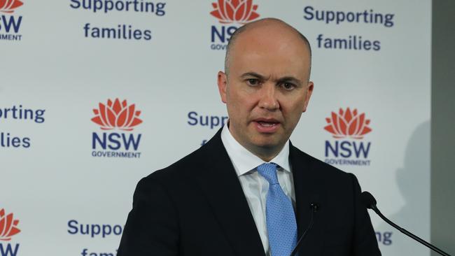 NSW Treasurer Matt Kean speaks to the media during a press conference ahead of delivering the 2022-23 NSW Budget in Sydney. Picture NCA Newswire/ Gaye Gerard.