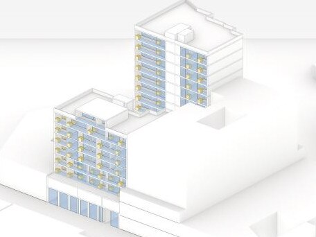 A graphic of the proposed development for at Ware St, Fairfield. Picture: Planning Documents