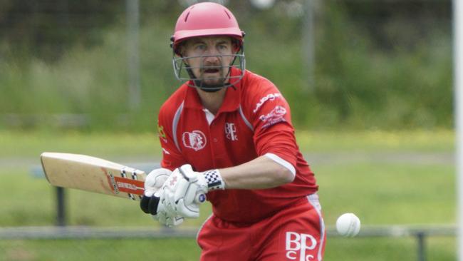 Rhys Elmi batting for Baden Powell. Picture: Valeriu Campan