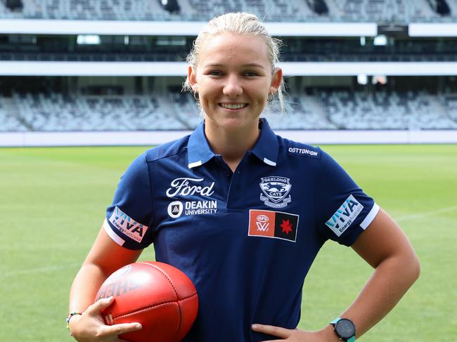 Bella Smith was traded to Geelong during the off-season. Picture: Geelong Cats