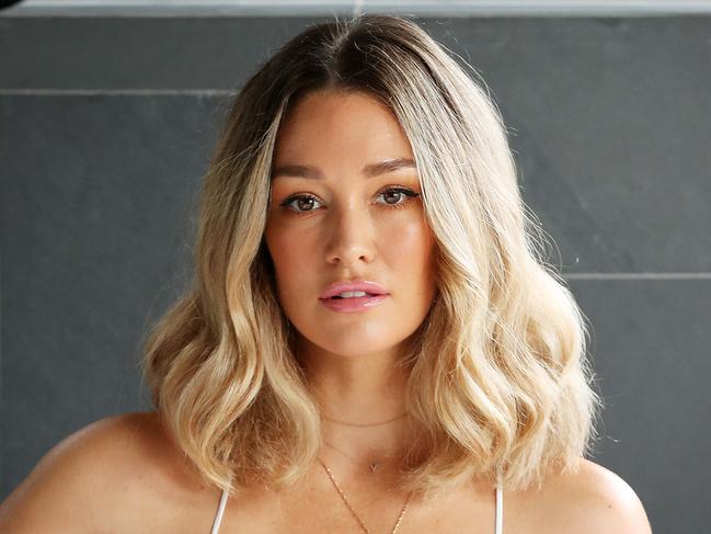 Erin McNaught at home in Brisbane, model, former Miss Universe Australia and now participant in Channel 7 series SAS Australia. Photographer: Liam Kidston.