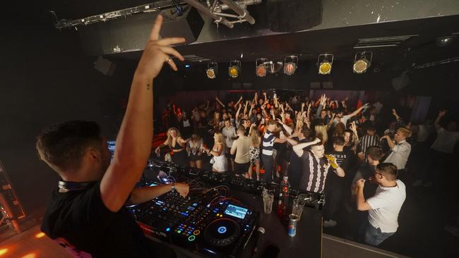 Clubbers take to the dance floor just minutes after Pryzm nightclub threw open its doors to celebrate the relaxing of Covid-19 rules in the early hours of July 19 in Brighton, England. Picture: Getty