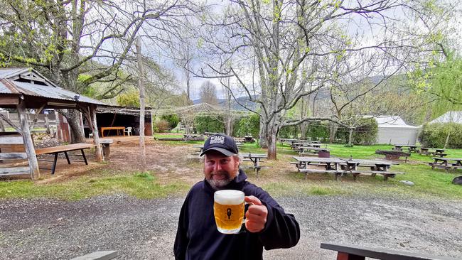 Here’s cheers: Wandi Pub co-owner Patrick Subacius.