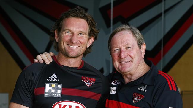 James Hird & Kevin Sheedy are still close. Picture: Wayne Ludbey