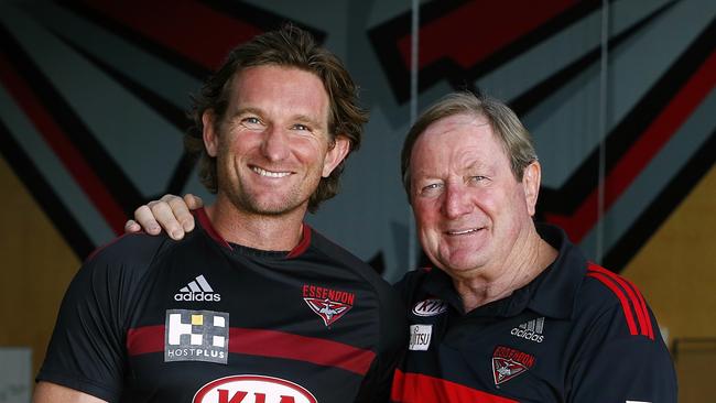 James Hird &amp; Kevin Sheedy are still close. Picture: Wayne Ludbey