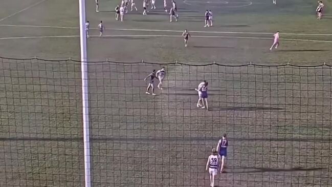 Geelong VFL player Charlie McCartin gets reported