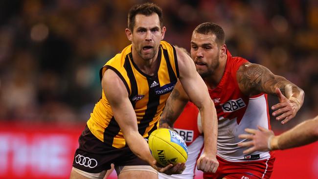 Hawthorn great Luke Hodge will play at Brisbane next year. Picture: Michael Klein