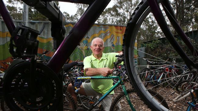 Mr Farrugia says he loves bringing back bicycles to life. Picture: AAP Image / Robert Pozo