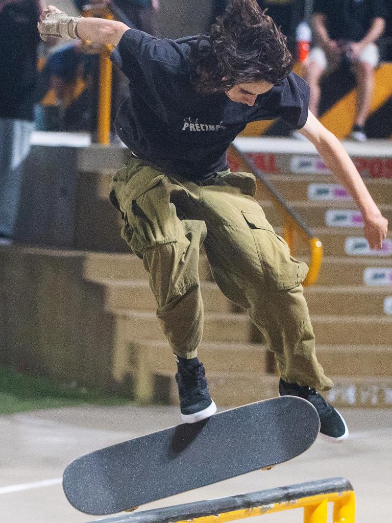 Noah Bowden at Rumble On The Reef Sugar Bowl Skatepark Saturday 23 September 2023 Picture:Michaela Harlow