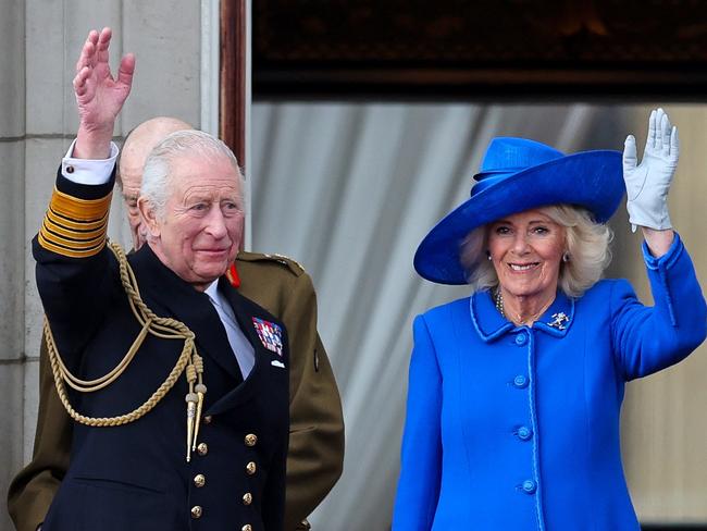 The King and Queen put on a united front for VE Day 80th anniversary activities in London on Monday, just days after Harry’s interview. Picture: Chris Jackson/Getty Images