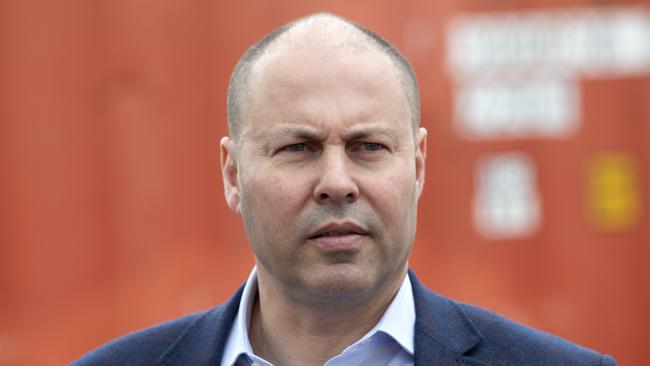 Treasurer Josh Frydenberg in Melbourne yesterday. Picture: NCA NewsWire / David Geraghty