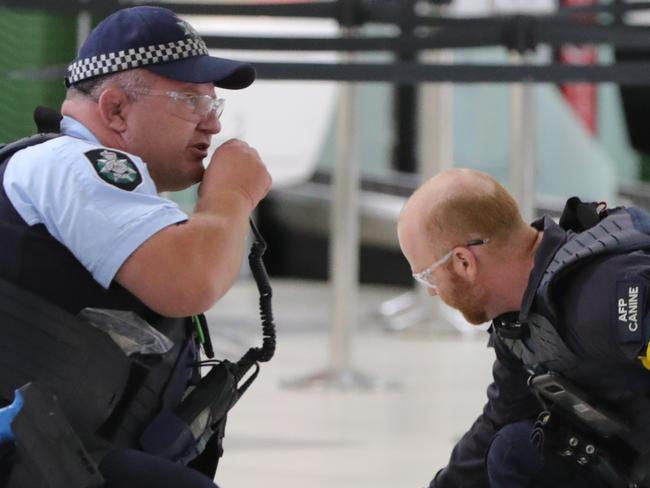 An emergency exercise was staged at Gold Coast Airport on Tuesday (20 October 2020). The operation involved two armed offenders with one taking a hostage, and was designed to test the response capability of the airport security team, Australian Federal Police, Queensland Police Service and other key stakeholders. Picture Glenn Hampson