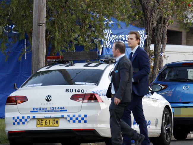 SYDNEY, AUSTRALIA - NewsWire Photos FEBRUARY 4, 2025:  Police on the scene outside a childcare centre on Marana Road, Earlwood after a child was located deceased in a car about 5.35pm today. Picture:  NewsWire / Jonathan Ng