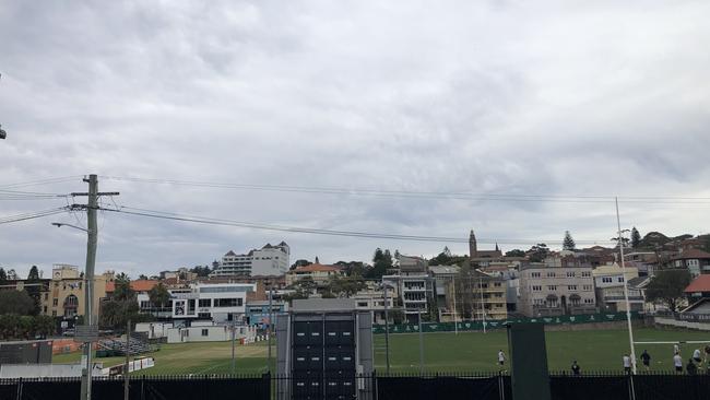 The attack happened inside the fenced off area of Coogee Oval.