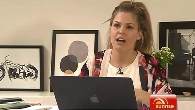 Belle Gibson on her wellness app