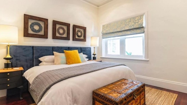 The renovated cottage sleeps six in three good-size bedrooms. Picture: Supplied