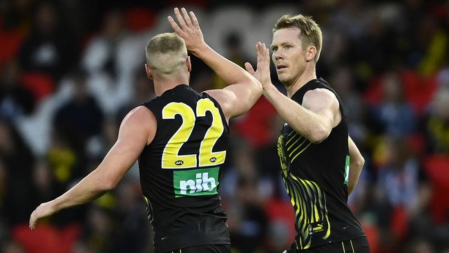 Jack Riewoldt is confident of spearheading the Tigers to another premiership.