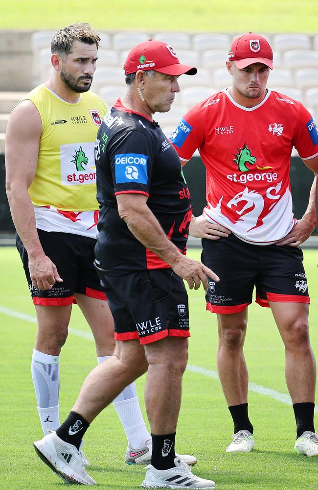 New coach Shane Flanagan is now at the forefront of the cultural revolution at St George Illawarra. Picture: Richard Dobson