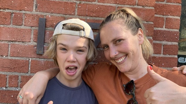 Benjy and his mother's partner Olivia.
