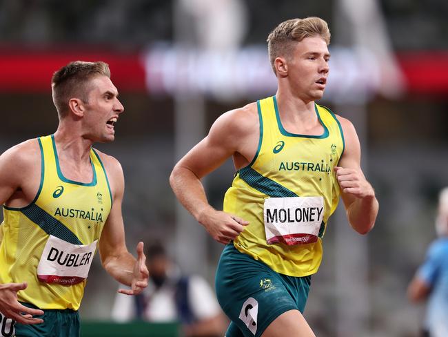 Who says the decathlon is an individual sport? (Photo by Patrick Smith/Getty Images)