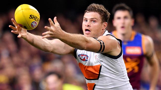 Heath Shaw is a rare unit, and GWS fans love him for it. Picture: AAP Image/Darren England