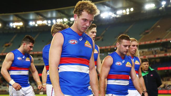 Mitch Wallis after the Bulldogs’ loss to Melbourne.