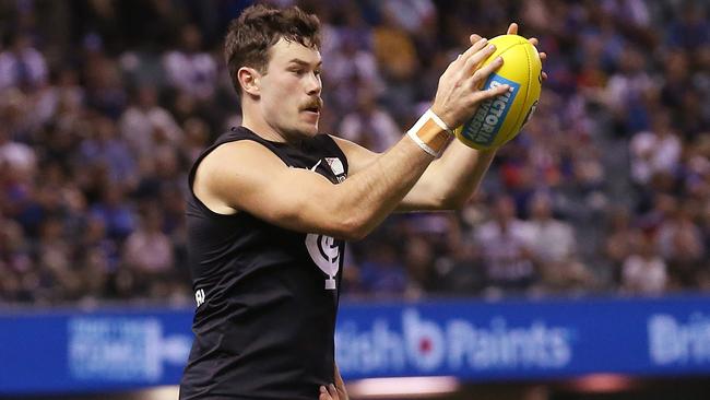 Blues recruit Mitch McGovern was dropped last weekend because he hadn’t met the club’s fitness standards. Picture: Michael Klein