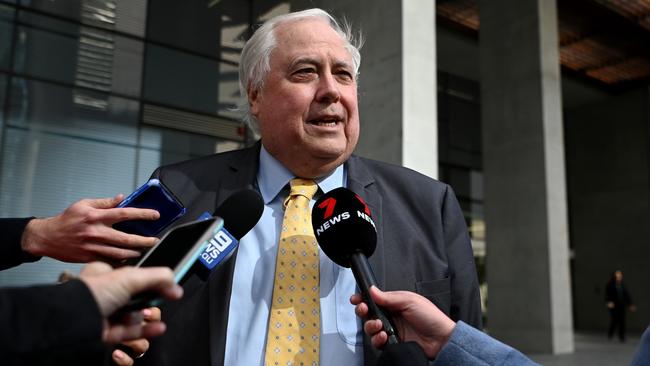 Mining billionaire Clive Palmer. Picture: NCA NewsWire / Dan Peled