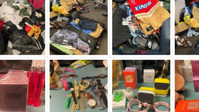 Five men were convicted of possessing stolen property following a police raid on a Bundaberg North house.