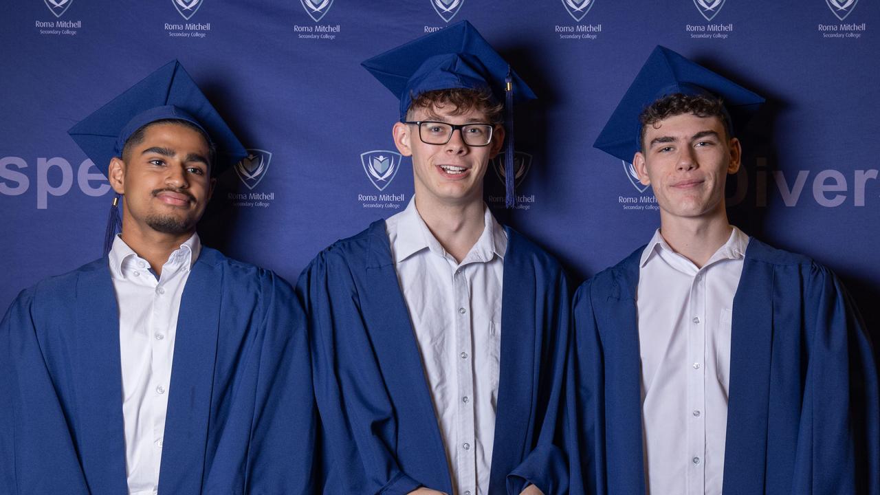 Roma Mitchell Secondary College Graduation at the Adelaide Town Hall. Picture: Ben Clark