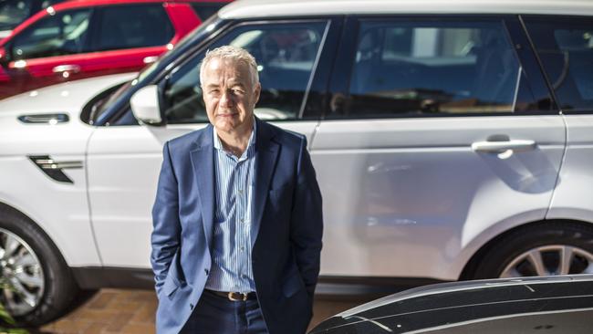 AP Eagers chief executive Martin Ward at his car dealership in Fortitude Valley. Photo: Glenn Hunt