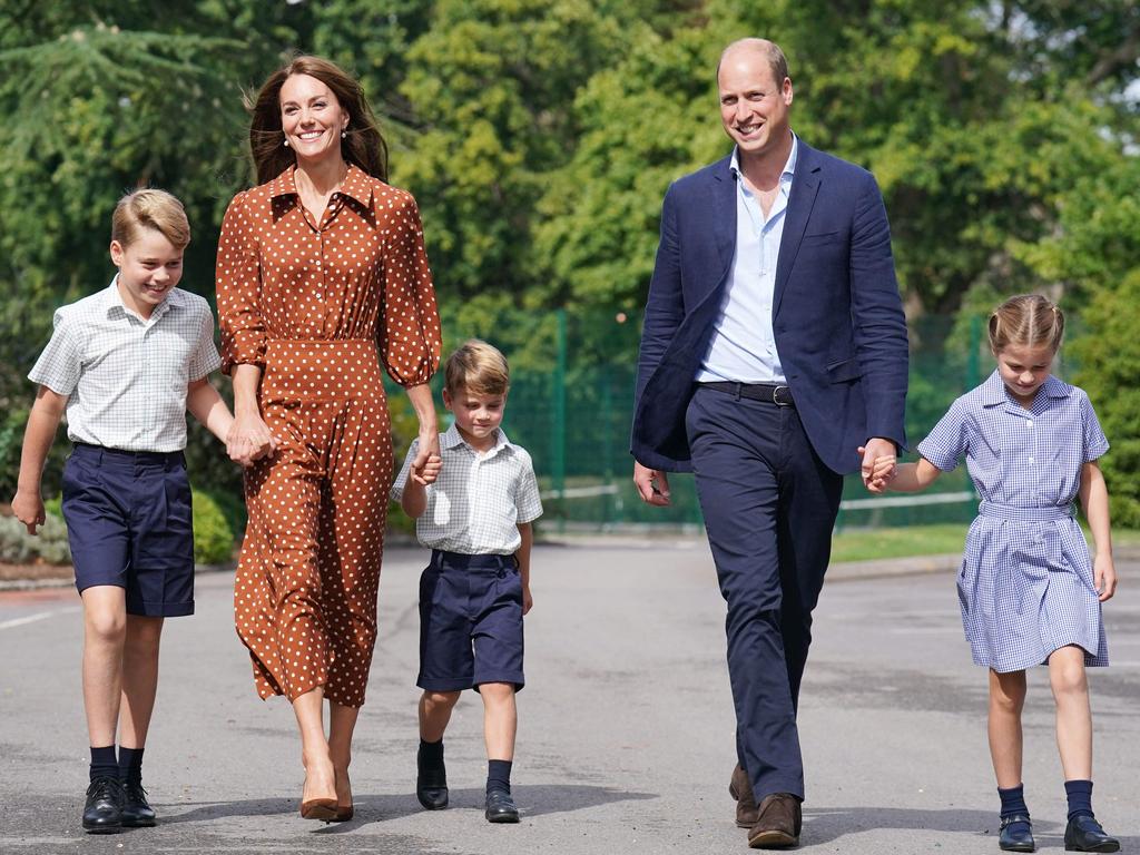 Prince William’s children are aware of the roles they will one day carry out in support of the monarchy. Picture: AFP