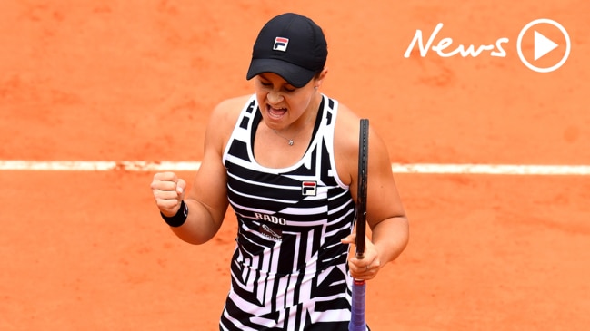 Ash Barty powers through to French Open finals