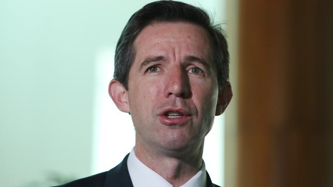 Minister for Trade and Tourism Minister Simon Birmingham says, said ‘there is no doubt’ travel restrictions on Chinese visitors would have a ‘significant impact on our tourism ­industry and education secto’. Picture Kym Smith