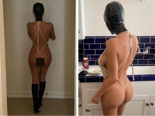 Kanye uploads revealing pics of Aussie wife