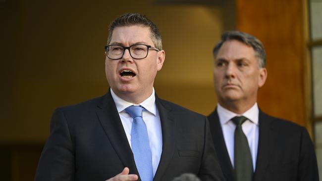 Defence Industry Minister Pat Conroy said the contract was awarded based on ‘capability’ and ‘value for money’. Picture: NCA NewsWire / Martin Ollman