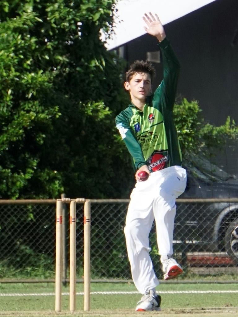 Harry Halpin is one of the strike bowlers for Far North Fusion. Picture: Supplied