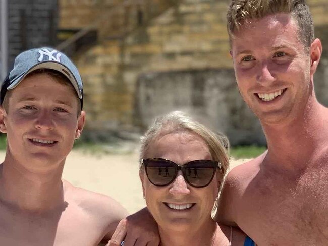 Superstar jockey James McDonald with mum Dianne and brother Luke. Picture: Supplied