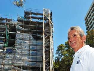 First National Coffs Harbour principal Barry Booth has listed the stalled Beaches high-rise at Park Beach. 