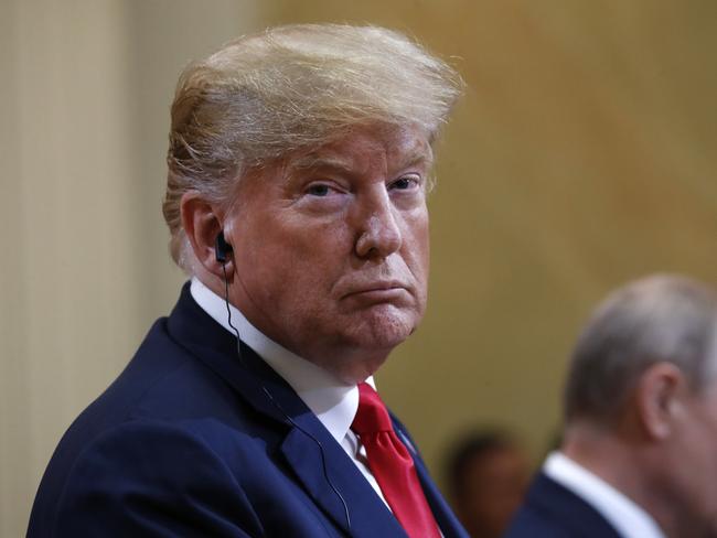 Mr Trump promised an ‘extraordinary relationship’ while Mr Putin said it was time to thrash out disputes around the world. Picture: AP Photo/Pablo Martinez Monsivais