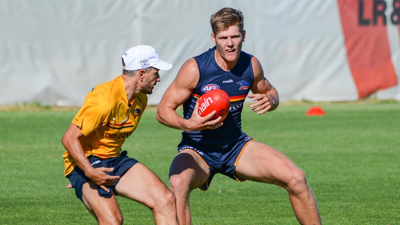 Nick Murray officially became a Crow following the AAMI Series. Picture: Brenton Edwards