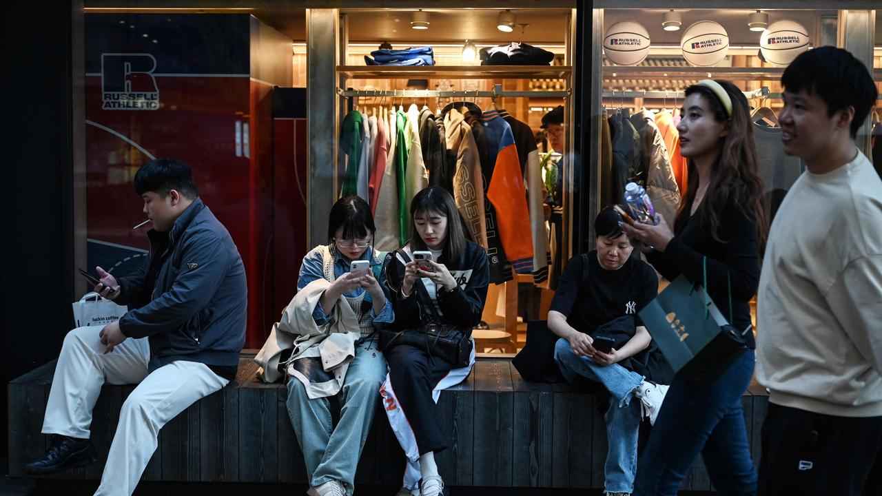 Authorities in China are finding it tough to jump-start the consumer economy there. Picture: AFP